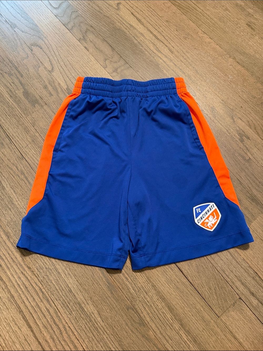 Kids MLS FC Cincinnati Orange & Blue Athletic Shorts